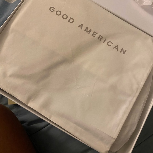 NIB Good American Women's Terry Slip On High Heel Sandals - Picture 7 of 7